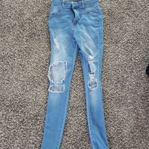 FitJeans regular super highwaisted ripped jeans